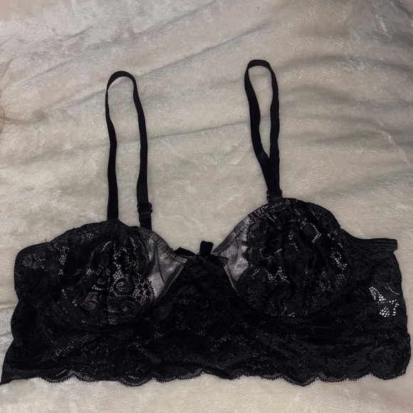 SHEIN Tops - Satin corset bra top